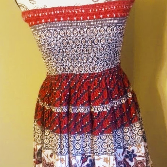 Pink Apple, Red/Gold Dress - Picture 2 of 5